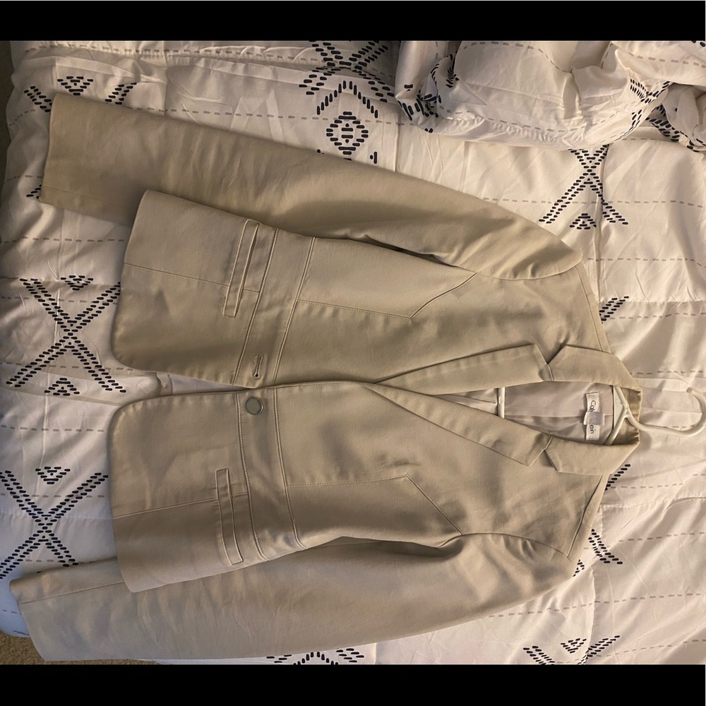Calvin Klein Tan suit jacket